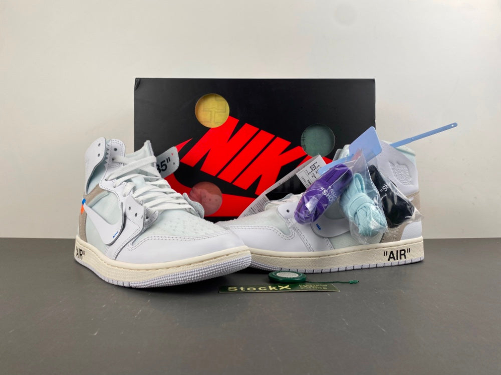 Air Jordan 1 Virgil Abloh Archive x Air Jordan 1 High OG “Alaska” to be retroed in 2026, white colorway.