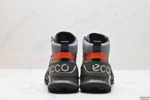 Ecco Men's Athletic Shoes, Outdoor Durable Comfortable Lace-up High-Top Outdoor Casual Shoes