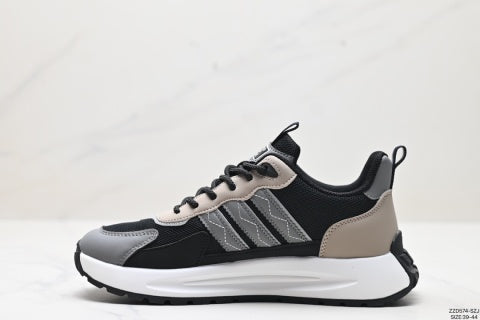 Ecco Men's Sports Shoes, New Summer Breathable Versatile Mesh Height-Increasing Casual Shoes
