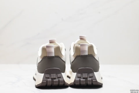 Ecco Men's Running Shoes, Mesh Upper, Heel Lift, Thick Sole, Lightweight Casual Shoes for Summer