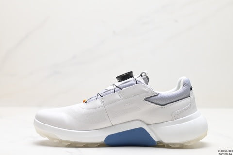ECCO Men's Athletic Shoes, Outdoor Casual Shoes, BOA Locking, Leather Golf Shoes