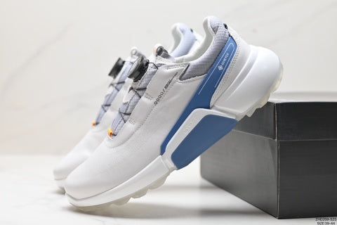 ECCO Men's Athletic Shoes, Outdoor Casual Shoes, BOA Locking, Leather Golf Shoes