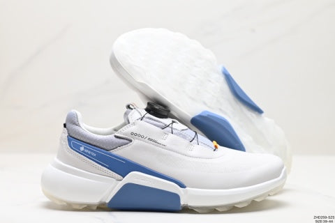 ECCO Men's Athletic Shoes, Outdoor Casual Shoes, BOA Locking, Leather Golf Shoes
