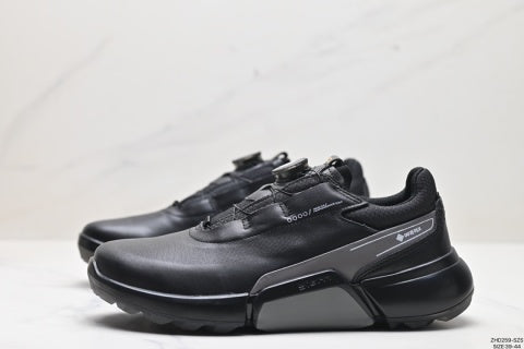 ECCO casual shoes, outdoor BOA buckle leather golf shoes