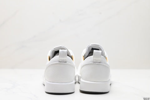 Ecco sneakers, leather round toe flat men's low-top casual shoes