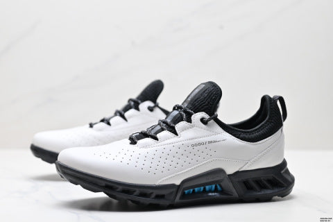 ECCO Men's New Low-Top Waterproof Breathable Casual Golf Walking Shoes