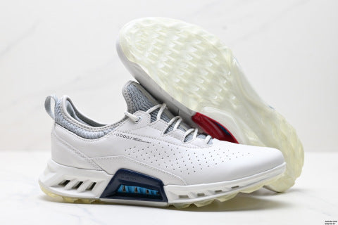 ECCO Men's New Low-Top Waterproof Breathable Casual Golf Shoes