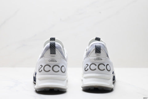 ECCO GOLF BLOM C4 walking shoes, featuring a patchwork upper, breathable mesh, and lightweight casual athletic design.