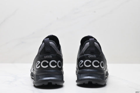 ECCO GOLF BLOM C4 athletic shoes, featuring a patchwork upper, breathable mesh, and lightweight casual walking shoes.