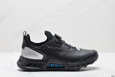 ECCO GOLF BLOM C4 walking shoes, featuring a patchwork upper, breathable mesh, and lightweight casual athletic design.