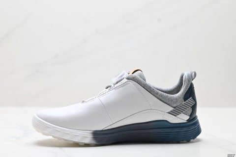 ECCO GOLF BLOM C4 walking shoes, featuring a patchwork upper, breathable mesh, and lightweight casual athletic design.