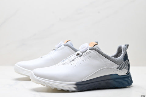 ECCO GOLF BLOM C4 walking shoes, featuring a patchwork upper, breathable mesh, and lightweight casual athletic design.