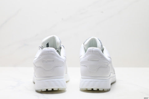 ECCO GOLF S-Three athletic shoes: patchwork upper, breathable mesh, lightweight, casual walking shoes.