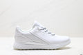 ECCO GOLF S-Three athletic shoes: patchwork upper, breathable mesh, lightweight, casual walking shoes.