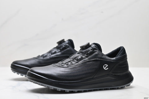 ECCO GOLF BLOM C4 walking shoes, featuring a patchwork upper, breathable mesh, and lightweight casual athletic design.