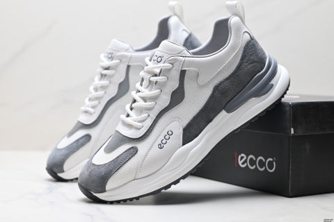 Ecco Lisbon Lace Sneakers - Classic Outdoor Mesh Running Shoes