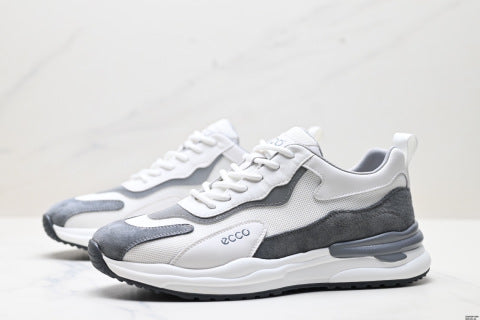 Ecco Lisbon Lace Sneakers - Classic Outdoor Mesh Running Shoes