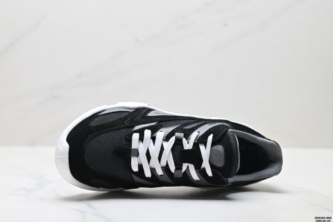 Ecco BIOM C-TRAIL series athletic shoes, made of cowhide, round toe, thick sole, lace-up, low-top, hiking shoes.