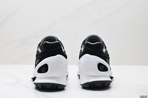 Ecco BIOM C-TRAIL series athletic shoes, made of cowhide, round toe, thick sole, lace-up, low-top, hiking shoes.