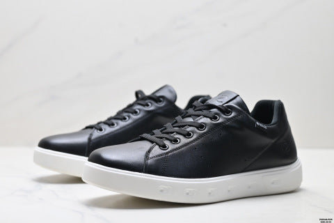 Ecco EXOSTRIKE Streetwear Outdoor Classic Leather Patchwork Sneakers