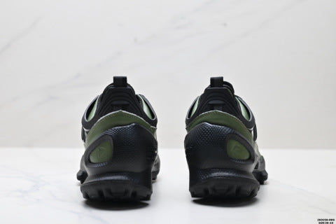 Ecco BIOM C-TRAIL series leather, round toe, thick sole, lace-up, low-top hiking shoes