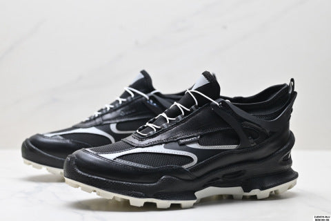 Ecco Walking C Comfortable and Stylish Leather Waterproof Breathable Rebound Running Shoes
