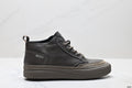 Ecco SOFT 5 LACE-UP Series Men's Outdoor Shoes, Leather Round Toe Platform Casual Shoes