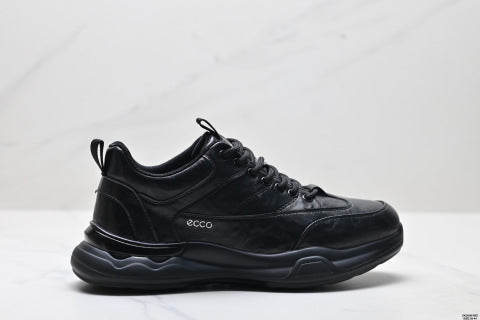 Ecco Men's New Running and Casual Shoes, Genuine Leather Travel Soft-Soled Sports Shoes
