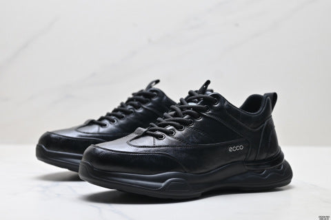 Ecco Men's New Running and Casual Shoes, Genuine Leather Travel Soft-Soled Sports Shoes