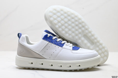 Ecco Street 720 Series Leather Sneakers, Shock-Absorbing and Durable Golf Shoes