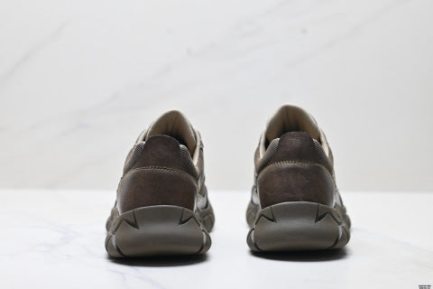 Ecco men's outdoor sports casual leather shoes, genuine leather, waterproof, non-slip, hiking shoes, thick-soled, wear-resistant work shoes