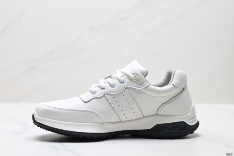 Ecco Men's Autumn Genuine Leather Soft-Soled Casual Shoes, Men's Business Sports Shoes