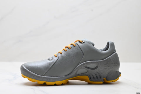 ECCO Men's New Outdoor Sports Shoes Hiking Shoes Cowhide Chunky Shoes