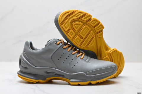 ECCO Men's New Outdoor Sports Shoes Hiking Shoes Cowhide Chunky Shoes