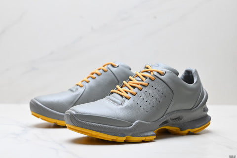 ECCO Men's New Outdoor Sports Shoes Hiking Shoes Cowhide Chunky Shoes