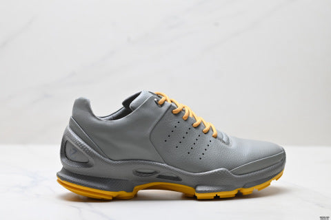 ECCO Men's New Outdoor Sports Shoes Hiking Shoes Cowhide Chunky Shoes