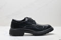 Ecco New Men's Casual Leather Shoes, Genuine Leather Business Lace-up British Style Cowhide Shoes, Soft Sole