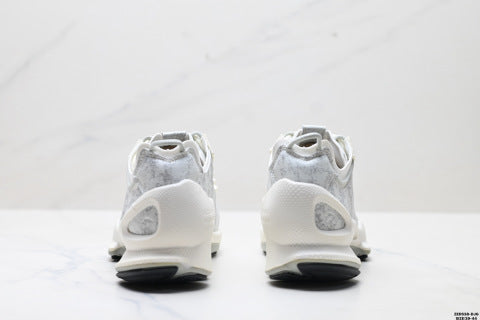 Ecco BIOM C series leather, round toe, thick sole, lace-up, low-top hiking shoes