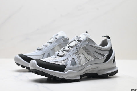 EcCo BIOM Active Leather Sneakers from the Walking & Exploration Series - Cowhide Upper