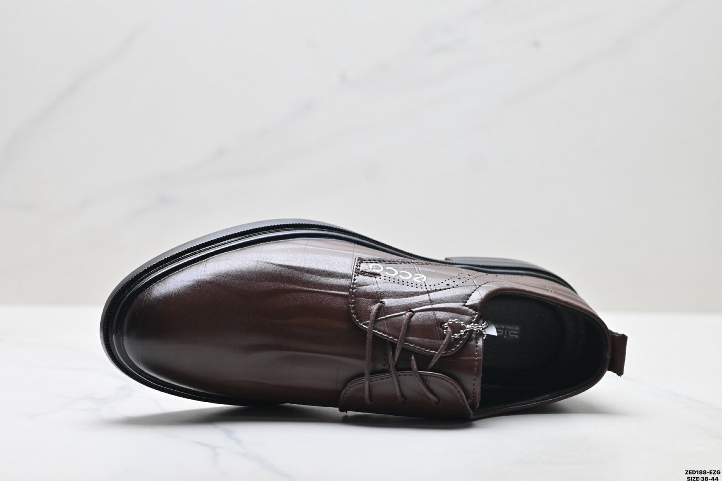 Ecco Lisbon Urban London Collection Leather Shoes, Made of Top-Grain Cowhide, Simple Business/Casual Shoes