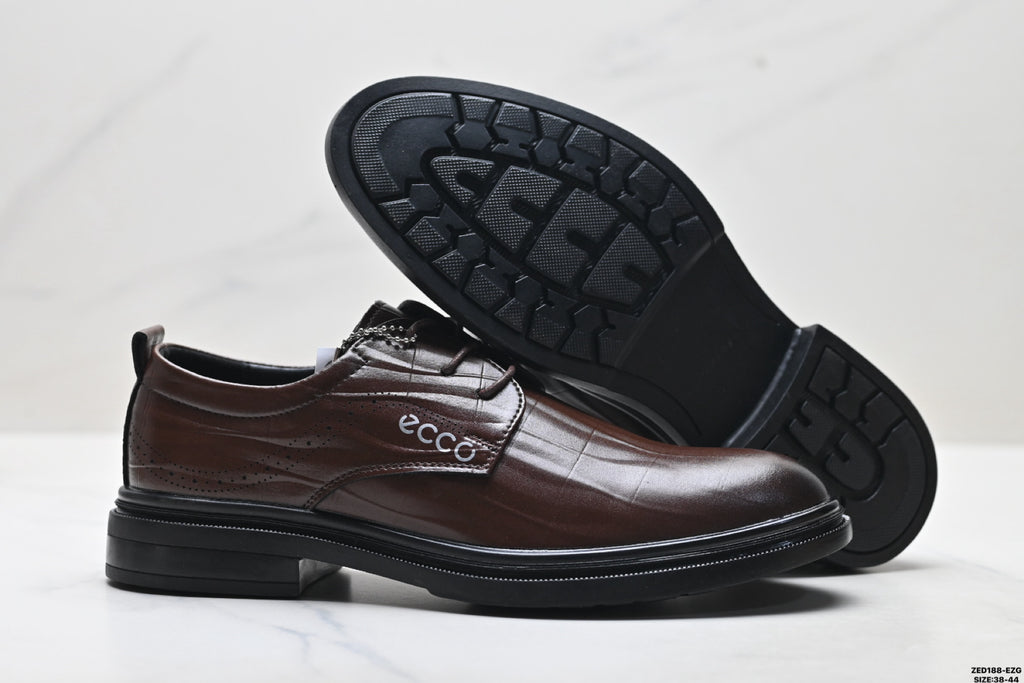 Ecco Lisbon Urban London Collection Leather Shoes, Made of Top-Grain Cowhide, Simple Business/Casual Shoes
