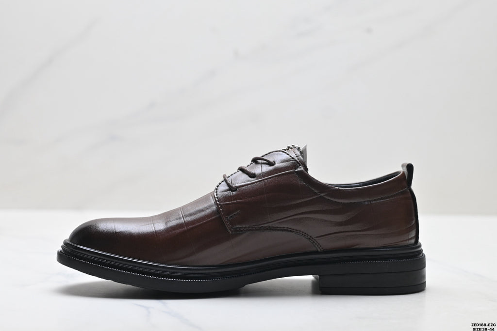 Ecco Lisbon Urban London Collection Leather Shoes, Made of Top-Grain Cowhide, Simple Business/Casual Shoes