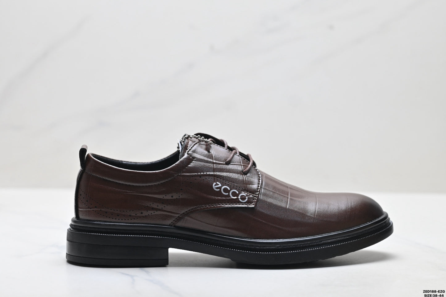 Ecco Lisbon Urban London Collection Leather Shoes, Made of Top-Grain Cowhide, Simple Business/Casual Shoes