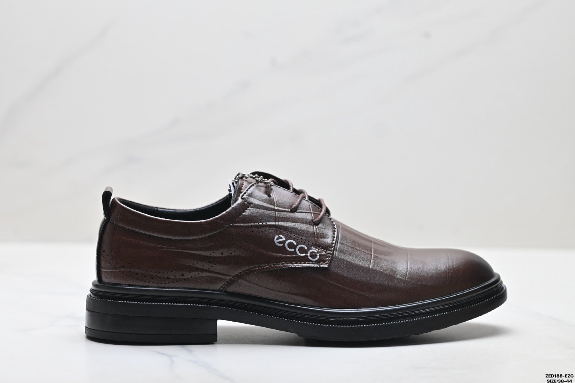 Ecco Lisbon Urban London Collection Leather Shoes, Made of Top-Grain Cowhide, Simple Business/Casual Shoes