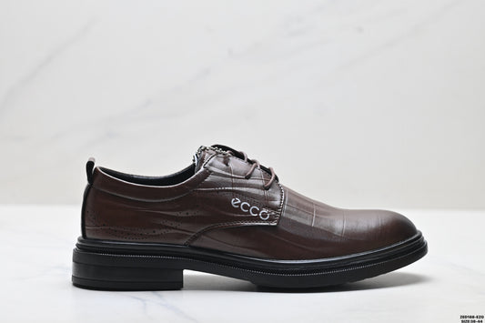 Ecco Lisbon Urban London Collection Leather Shoes, Made of Top-Grain Cowhide, Simple Business/Casual Shoes