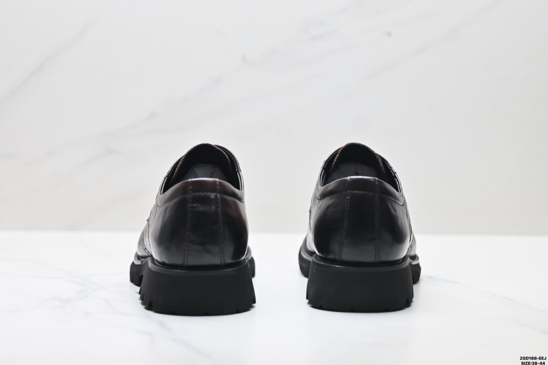 Ecco Lisbon Urban London Collection Leather Shoes, Made of Top-Grain Cowhide, Simple Business Style, Versatile Casual Shoes