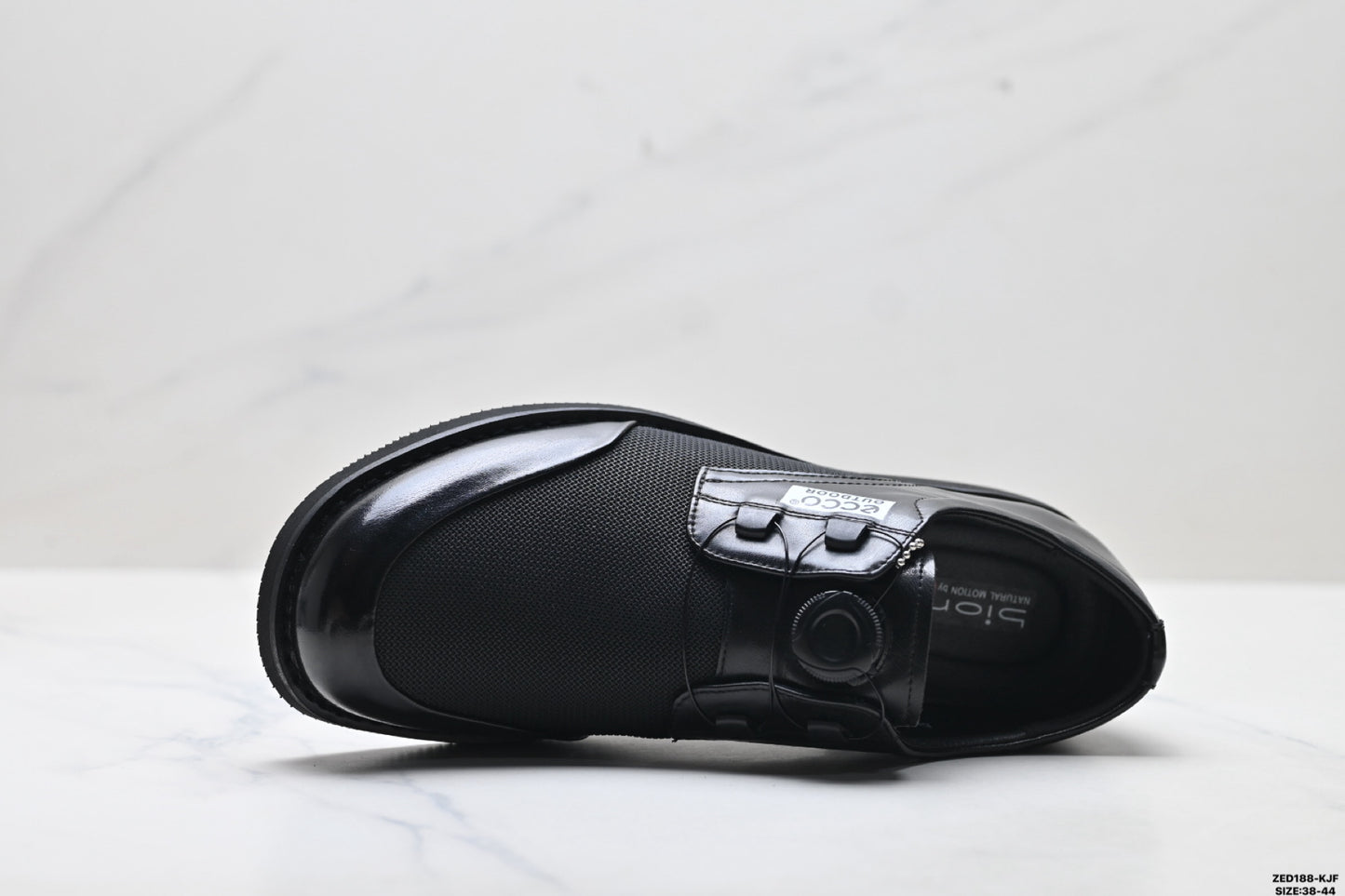 Ecco Lisbon Urban London Collection Leather Shoes: Simple Business Style, Genuine Leather Suede Casual Shoes