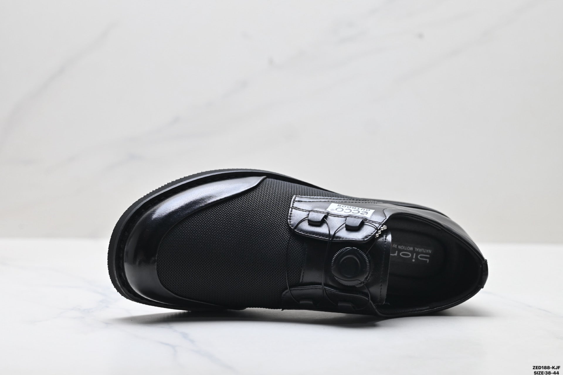 Ecco Lisbon Urban London Collection Leather Shoes: Simple Business Style, Genuine Leather Suede Casual Shoes
