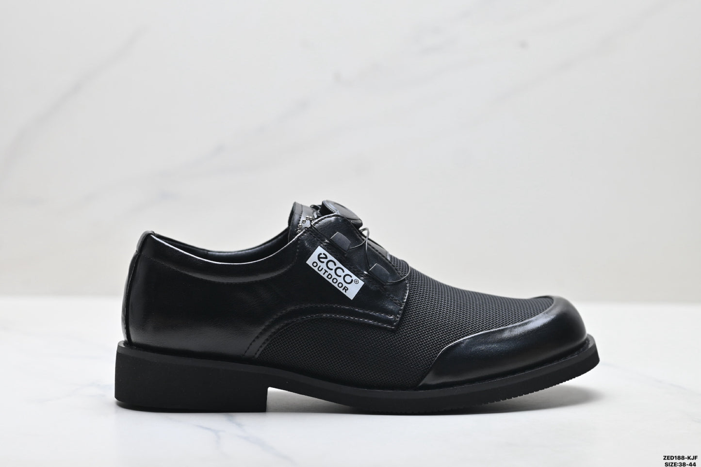 Ecco Lisbon Urban London Collection Leather Shoes: Simple Business Style, Genuine Leather Suede Casual Shoes