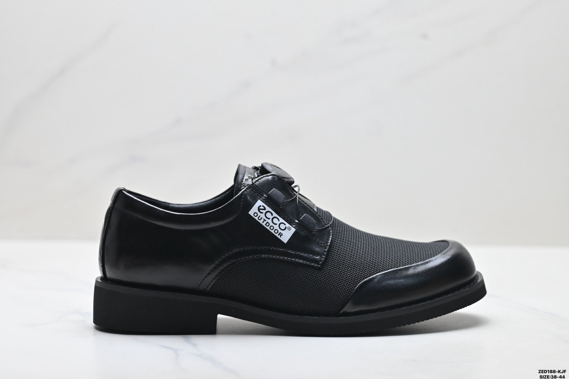 Ecco Lisbon Urban London Collection Leather Shoes: Simple Business Style, Genuine Leather Suede Casual Shoes